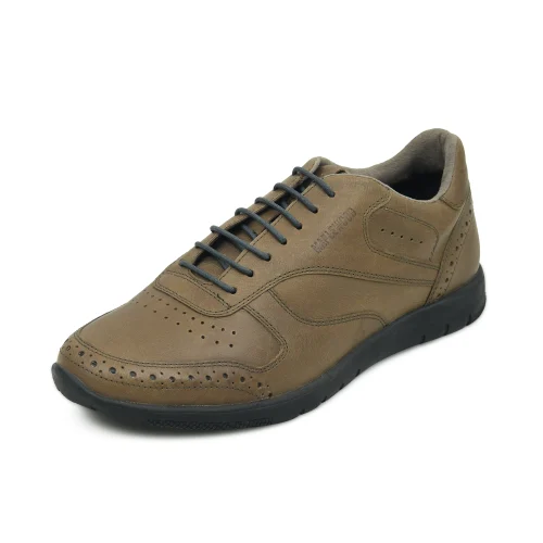 MEN GREY FORMAL LEATHER SHOES